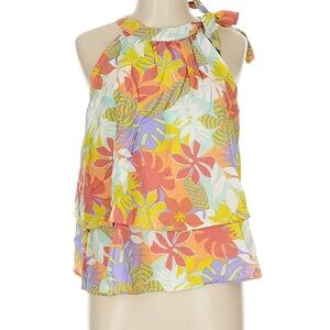 Doe & Rae Multicolor Floral Halter Top